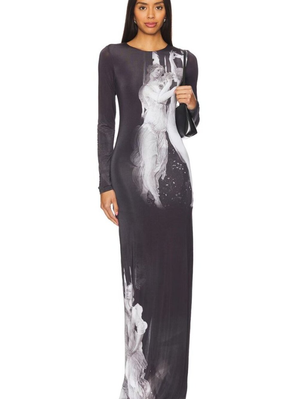 Alice + Olivia Delora Maxi Dress 4 in Renaissance Fresco - Picture 7 of 16